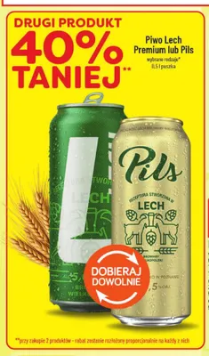 Piwo Lech Premium promocja w POLOmarket