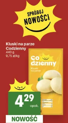 Kluski na parze Codzienny promocja w Delikatesy Centrum