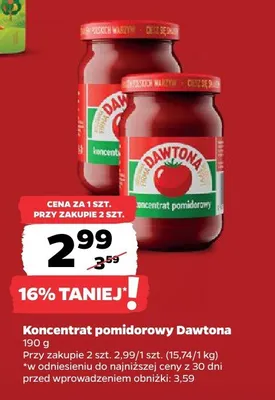 Koncentrat pomidorowy promocja w Netto