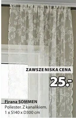 Firana Sommen promocja w Jysk