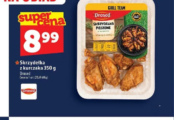 Skrzydełka z kurczaka pieczone w marynacie klasycznej Drosed promocja w TOPAZ