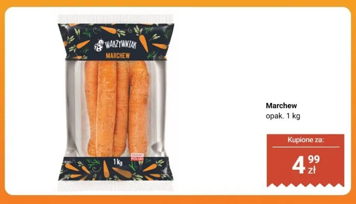 Marchew Warzywniak promocja w Biedronka