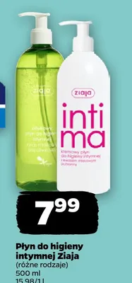 Płyn do higieny intymnej Ziaja Intima kremowy promocja w Netto