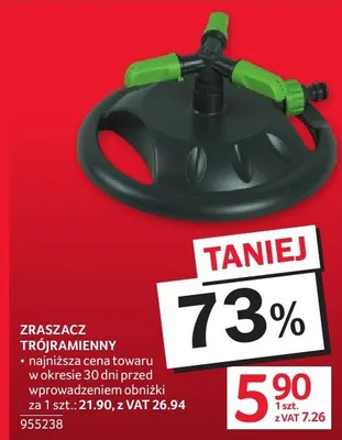 Zraszacz trójramienny promocja w Selgros