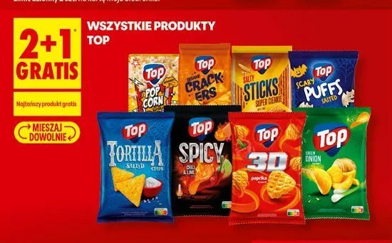 Paluszki TOP promocja w Biedronka