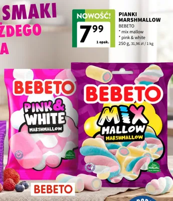 Pianki marshmallow Bebeto Mix Mallow promocja w Intermarche