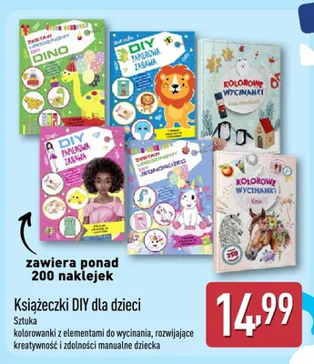 Książeczki DIY dla dzieci promocja w Aldi