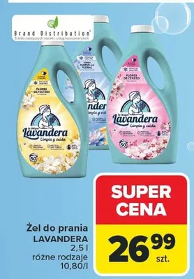 Żel do prania różne rodzaje promocja w Carrefour
