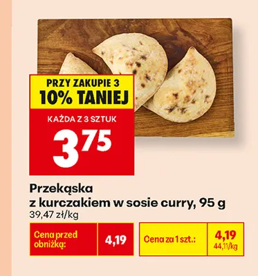 Przekąska z kurczakiem w sosie curry promocja w Biedronka