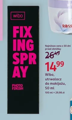 Utrwalacz do makijażu promocja w Rossmann