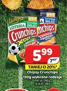 Chipsy Crunchips American Burger Style promocja w Delfin