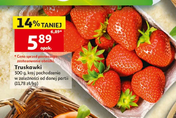 Truskawki promocja w Auchan