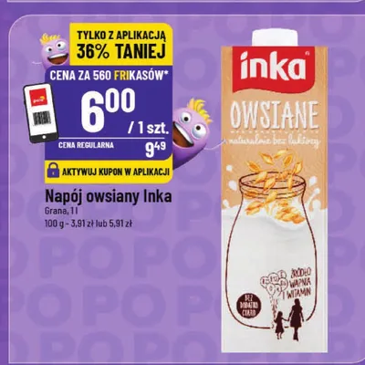 Napój owsiany promocja w POLOmarket