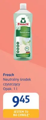 Neutralny środek czyszczący Frosch promocja w Drogerie DM
