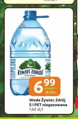 Woda źródlana Żywiec Zdrój niegazowana promocja w Gama