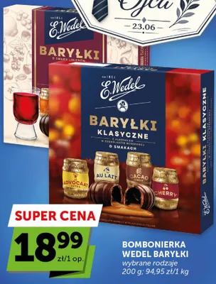 Bombonierka E.Wedel Baryłki o smaku likierów promocja w Euro Sklep