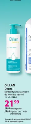 Szampon keratolityczny do włosów Oillan Derm+ promocja w Hebe