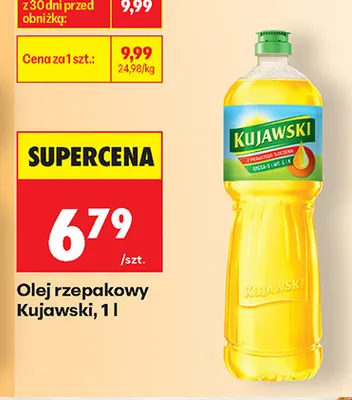 Olej rzepakowy Kujawski promocja w Biedronka