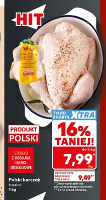 Polski kurczak tuszka promocja w Kaufland