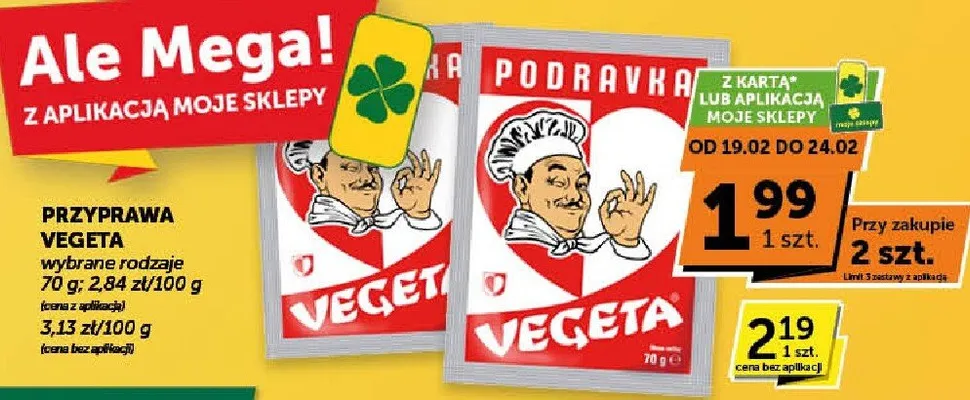 Przyprawa Vegeta wybrane rodzaje promocja w ABC