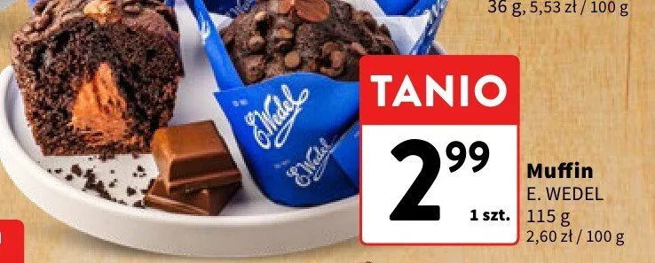 Muffin E. WEDEL promocja w Intermarche