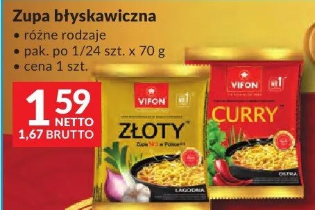 Zupa błyskawiczna różne rodzaje promocja w Makro