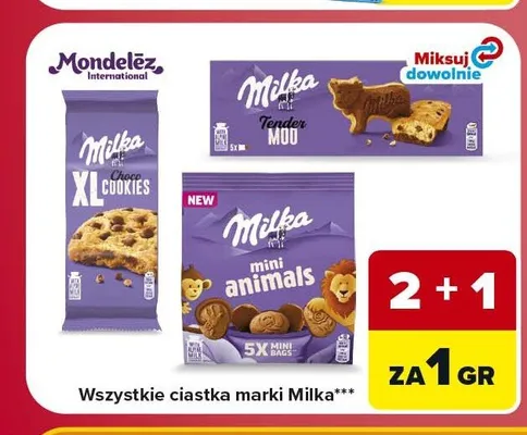 Ciastka Milka Tender Moo promocja w Carrefour