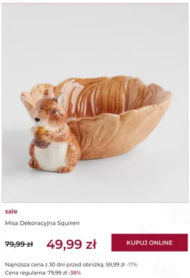 Misa dekoracyjna Squiren Home & You promocja w home&you