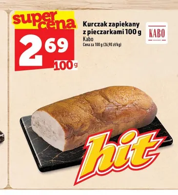 Kurczak zapiekany z pieczarkami Kabo promocja w TOPAZ