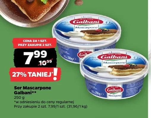 Ser Mascarpone Galbani promocja w Netto