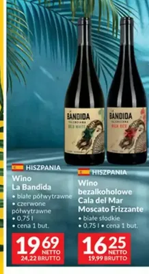 Wino czerwone półwytrawne La Bandida promocja w Makro