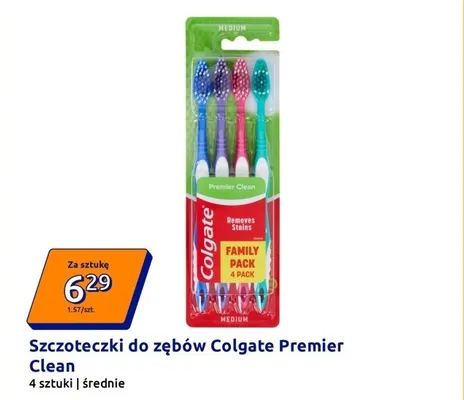 Szczoteczki do zębów Premier Clean promocja w Action