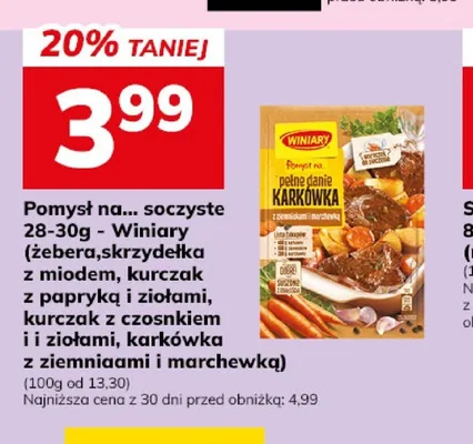 Pomysł na... soczyste karkówka z ziemniakami i marchewką Winiary promocja w Hitpol