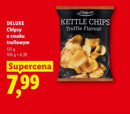 Chipsy o smaku truflowym Deluxe promocja w Lidl