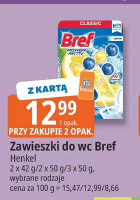 Zawieszki do wc Bref promocja w Leclerc