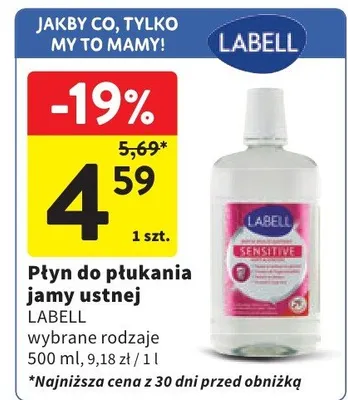 Płyn do płukania jamy ustnej promocja w Intermarche