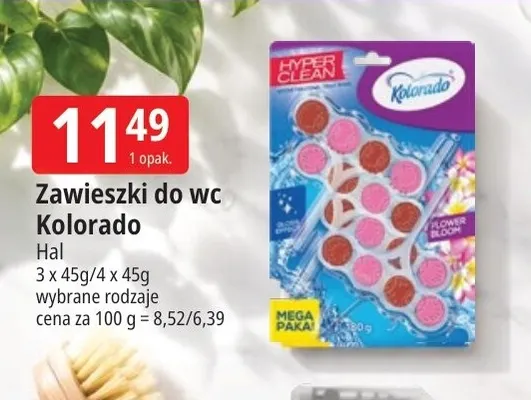 Zawieszki do wc Kolorado 3-pak 45 g promocja w Leclerc