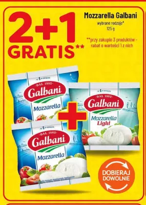 Ser Mozzarella Galbani Light promocja w POLOmarket