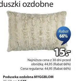 Poduszka ozdobna MYGGBLOM 35x50cm promocja w Jysk