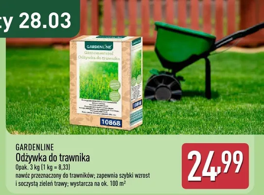 Odżywka do trawnika promocja w Aldi