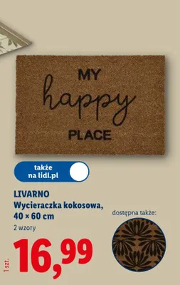 Wycieraczka kokosowa Livarno 40×60cm promocja w Lidl