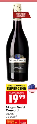 Wino Concord promocja w Biedronka