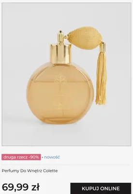 Perfumy do wnętrz Colette promocja w home&you