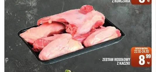 Zestaw rosołowy z kaczki promocja w Tomi Markt