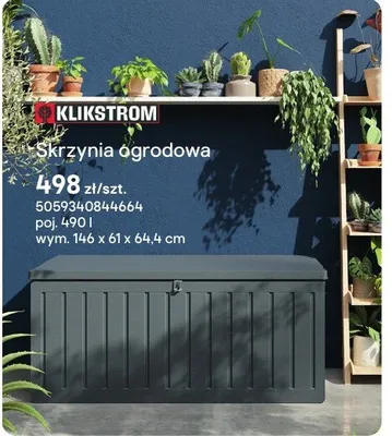 Skrzynia ogrodowa promocja w Castorama