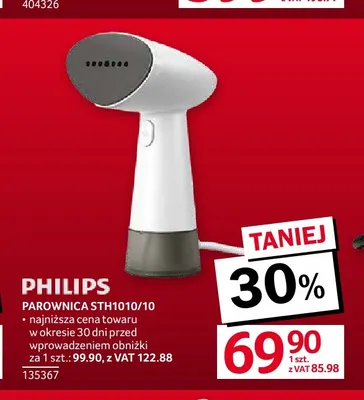 Parownica STH1010/10 Philips promocja w Selgros