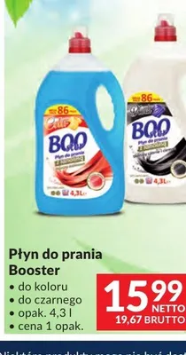 Płyn do prania Booster promocja w Makro