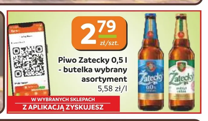 Piwo Zatecky promocja w Gama
