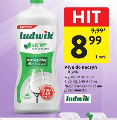 Płyn do naczyń Ludwik promocja w Intermarche