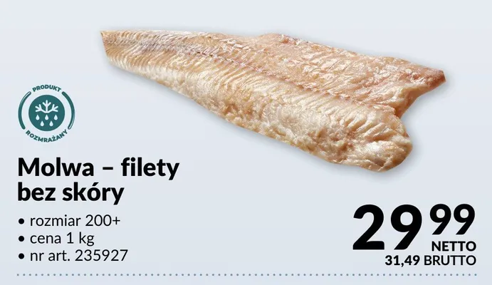 Okoń nilowy filet bez skóry promocja w Makro